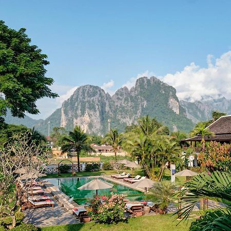 Riverside Boutique Resort, Vang Vieng Exteriér fotografie