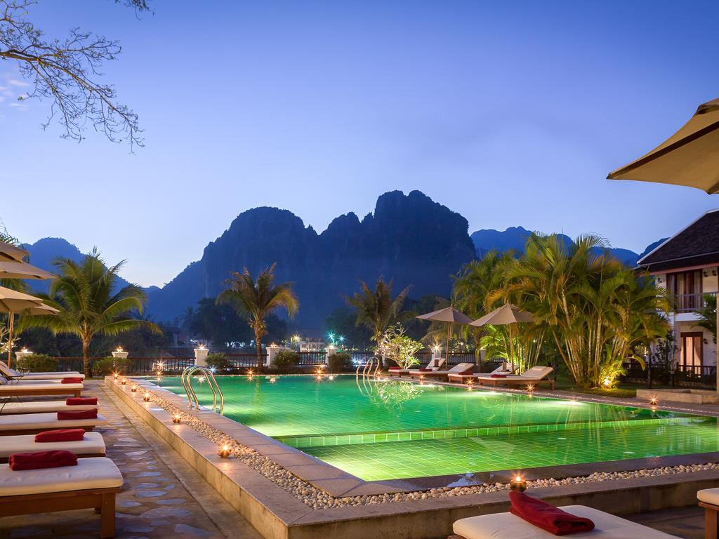 Riverside Boutique Resort, Vang Vieng Exteriér fotografie
