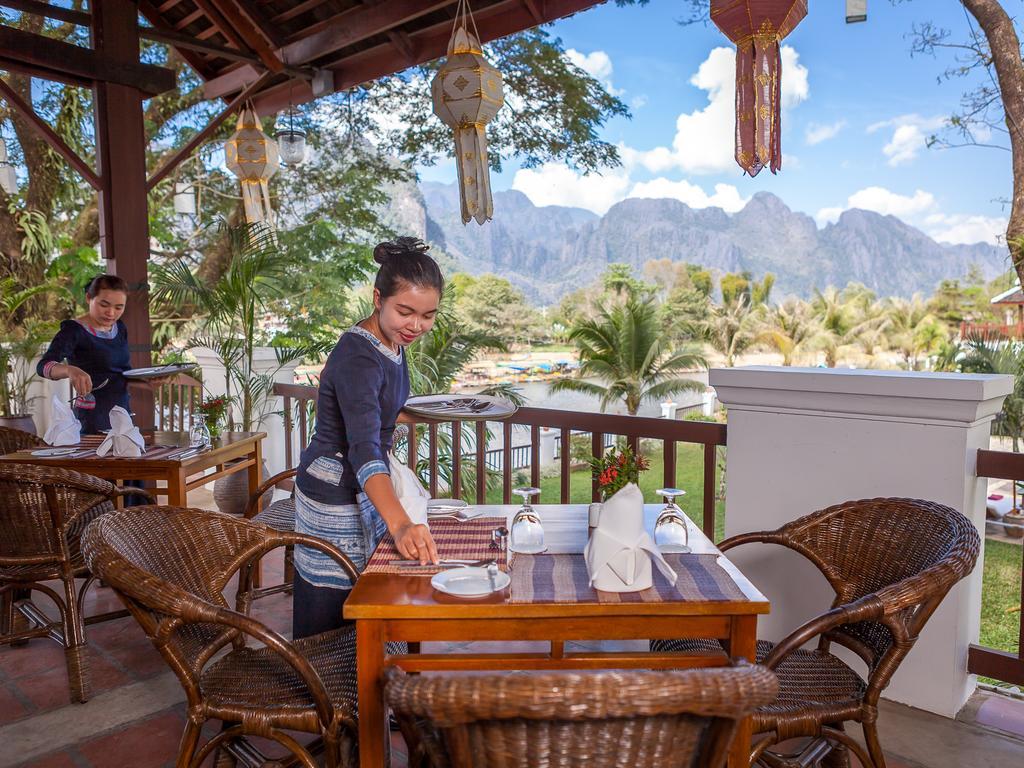 Riverside Boutique Resort, Vang Vieng Exteriér fotografie