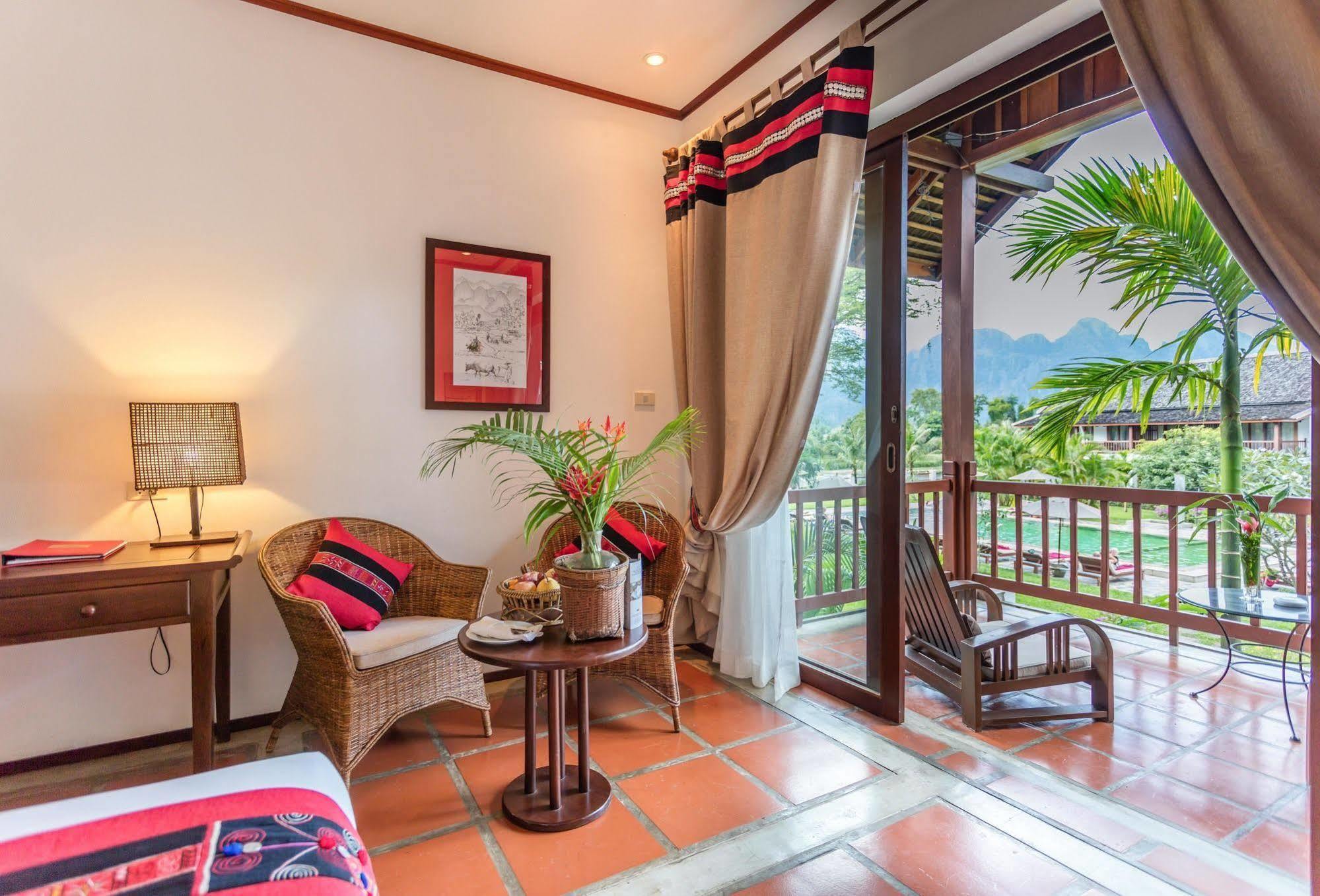 Riverside Boutique Resort, Vang Vieng Exteriér fotografie