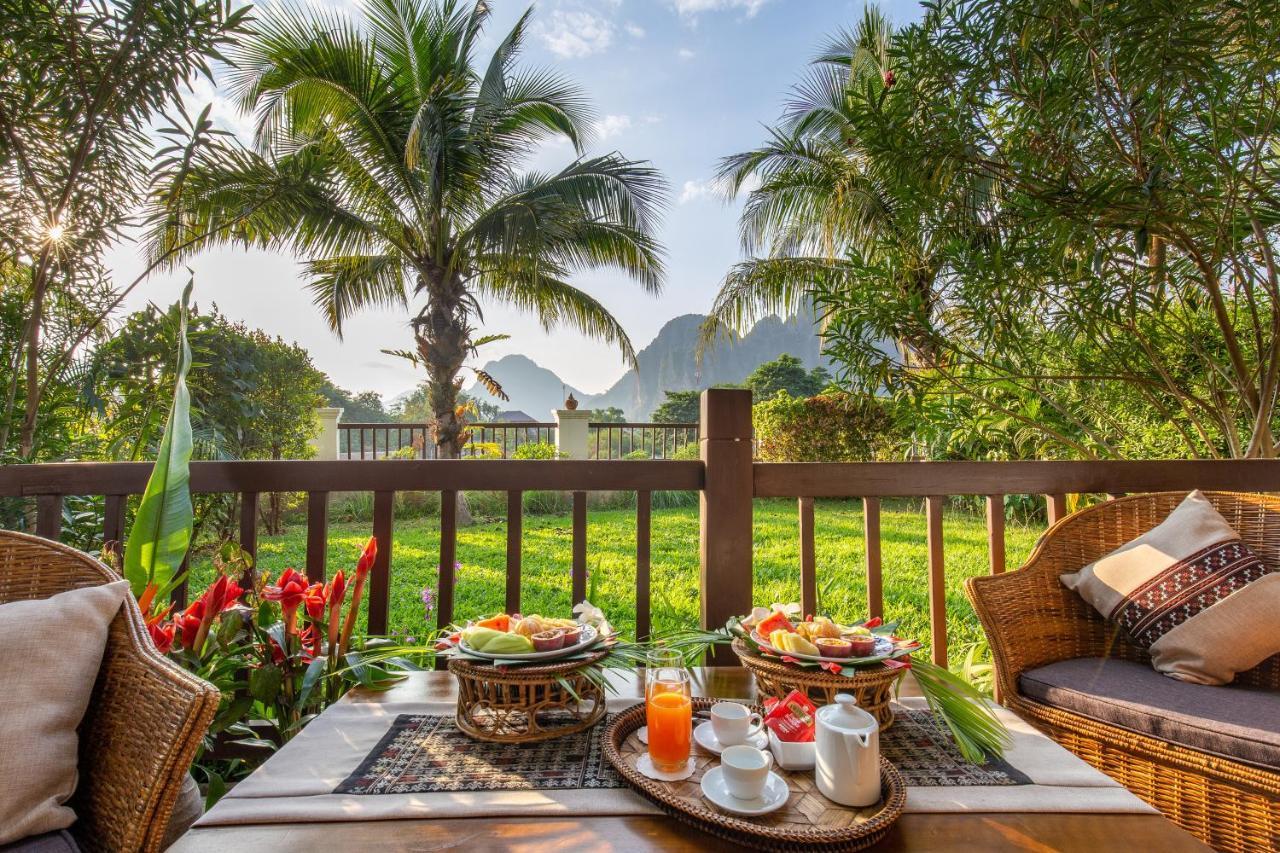 Riverside Boutique Resort, Vang Vieng Exteriér fotografie