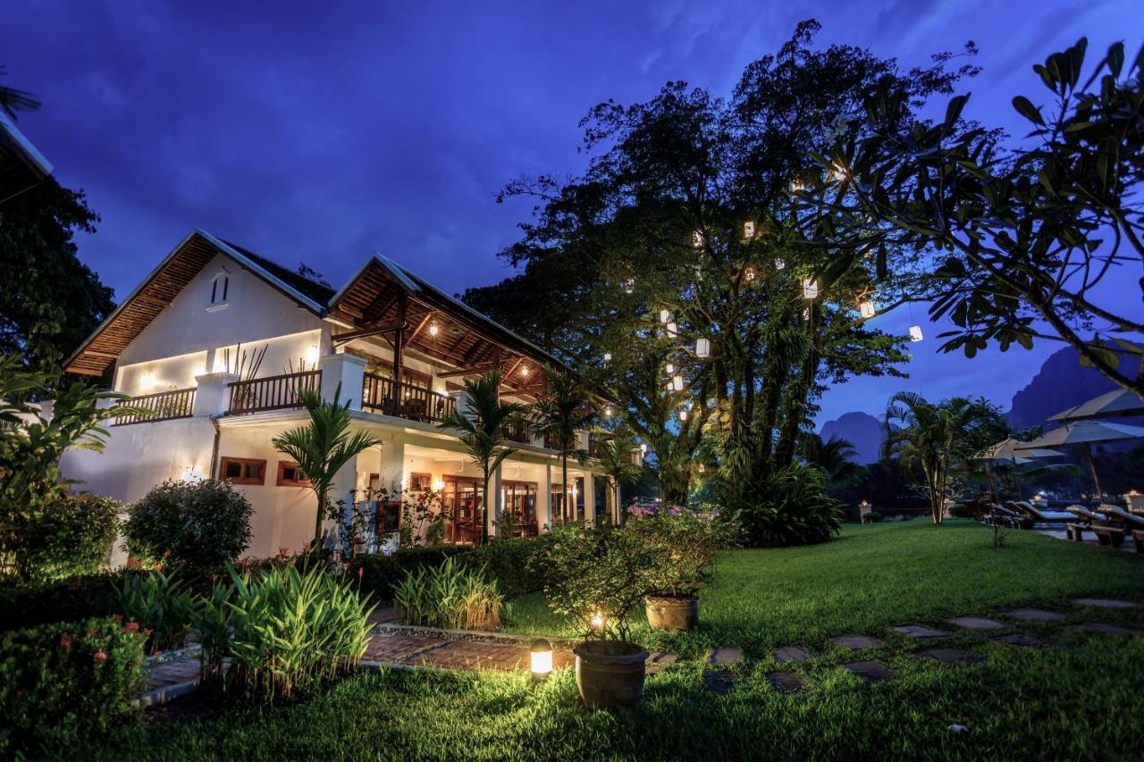 Riverside Boutique Resort, Vang Vieng Exteriér fotografie